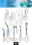 Towel Clamps Sterilizing Forceps For Sterile Instruments